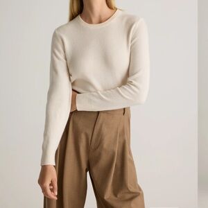 Quince Mongolian Cashmere Crewneck Sweater